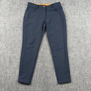 Macade Golf Pants Mens 38S Navy Blue Slim Fit Tapered Performance Trousers